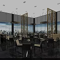 Modern Sales Office Interior Design Featuring Model Display And Reception Area With Wooden Decor And Lighting