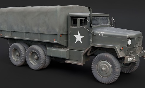 Military Truck Car Transport Vehicle Military Truck Military Truck Motor Vehicle 3d model