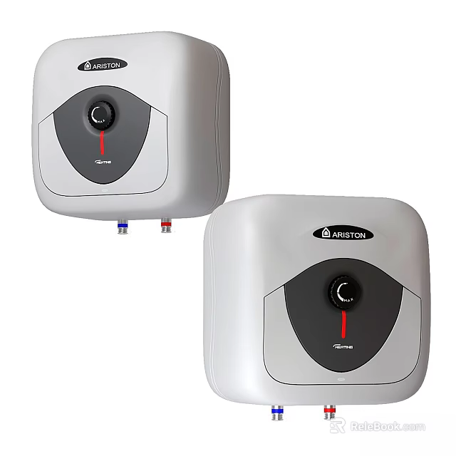 Smart Mistral Electric Water Heaters With Modern Controls And Design 3d model 