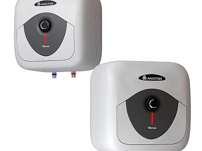 Smart Mistral Electric Water Heaters With Modern Controls And Design 3d model