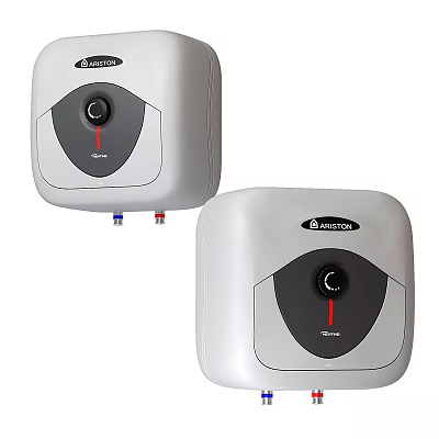Smart Mistral Electric Water Heaters With Modern Controls And Design 3d model