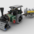 Lego toy building block roller engineering vehicle 3d model