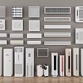 Various Air Conditioner Fan Designs Including Wall Mounted Standing And Cabinet Types