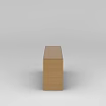 Tech Exhibition Hall Display Featuring Modern Wooden Drawer Cabinet With Sleek Design