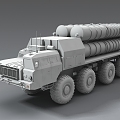 S300PMU S300 S300 anti-aircraft missile launcher S400 anti-aircraft missile S350 S200 Russia 3d model