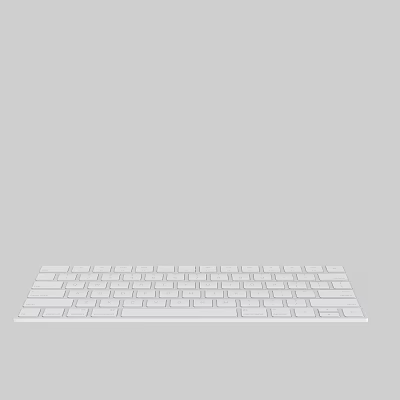 Modern Keyboard Office Supplies Arts 3d model