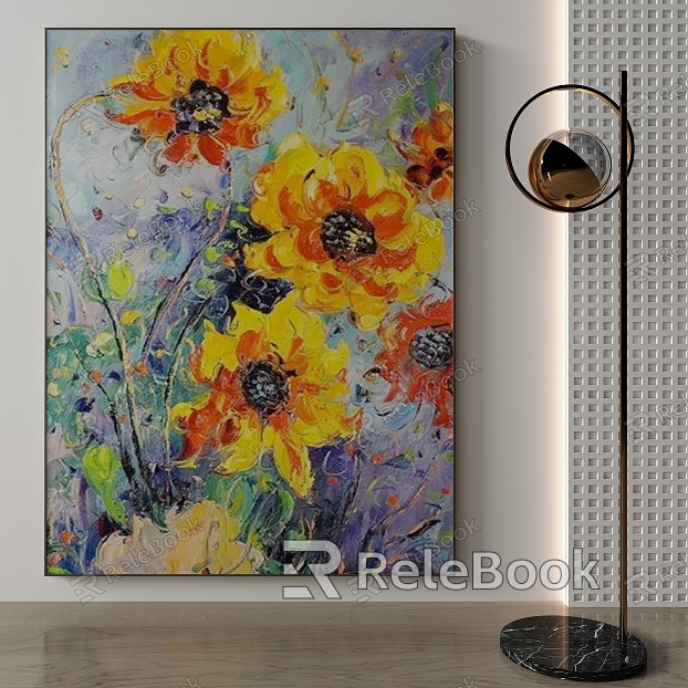 Modern Oil Painting Decorative Painting model