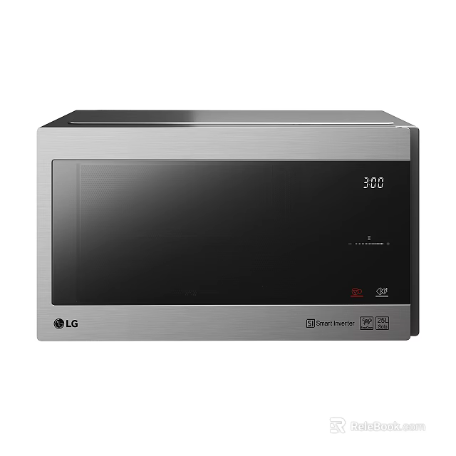 LG Inverter Microwave Oven With Stainless Steel Design And Digital 3d model 