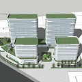 Small and Micro Science and Technology Innovation Park SU Model 3d model