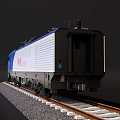 EMU Head Harmony D2 Locomotive 3d model