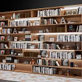 Modern Bookcase Bookshelf 3d model