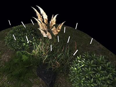 Modern Lawn Lamp Garden Lamp Characteristic Art Lighting Outdoor Lamp 3d model