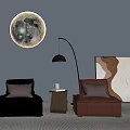 Cassina single sofa 3d model