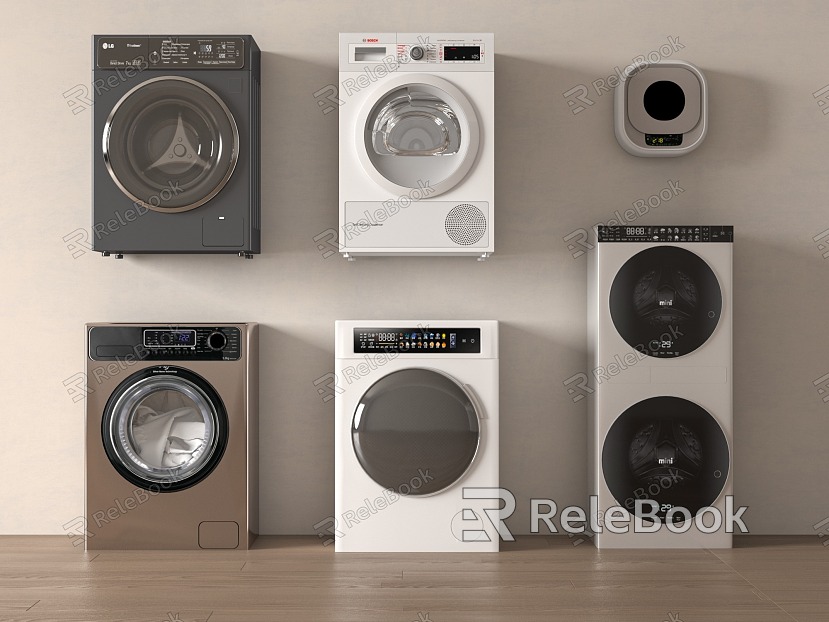 Modern washing machine model