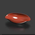 Shiny Red Oval Bowl As Stylish Practical Home Living Essential With Glossy Finish