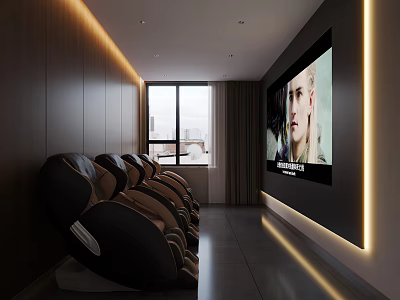 Video Room Video Room Private Cinema 3d model