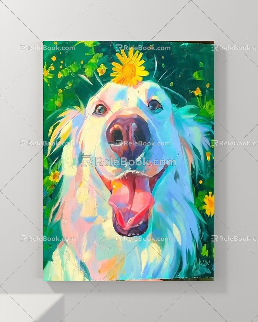 Decorative Painting Animal Painting Landscape Painting Abstract Painting Figure Painting 3d model