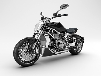 Modern Motorcycle 3d model