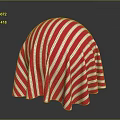 Red And White Striped Flowy A Line Dress For Casual Fashion Look