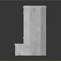 Elegant Reception Background Wall With Marble Surface Golden Columns And Arched Carved Patterns