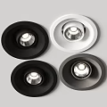Modern Recessed Spotlights With Black White Gray Finishes And Sleek Design