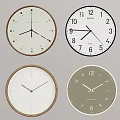 Modern clock wall clock 3d model