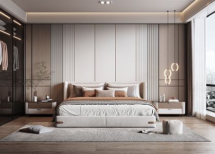 Modern Bedroom 3d model