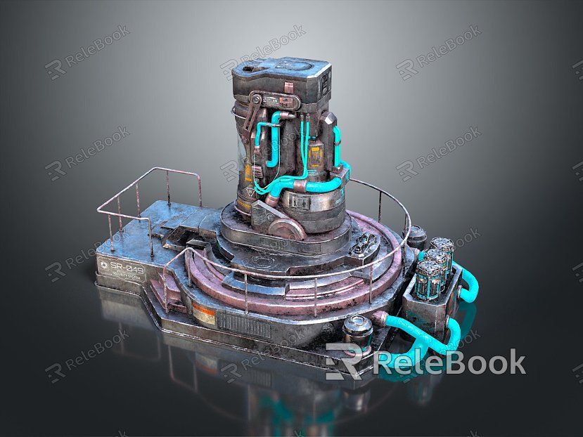 Industrial LOFT Sci-Fi Capsule Space Capsule Sci-Fi Cabin Hibernation Cabin model