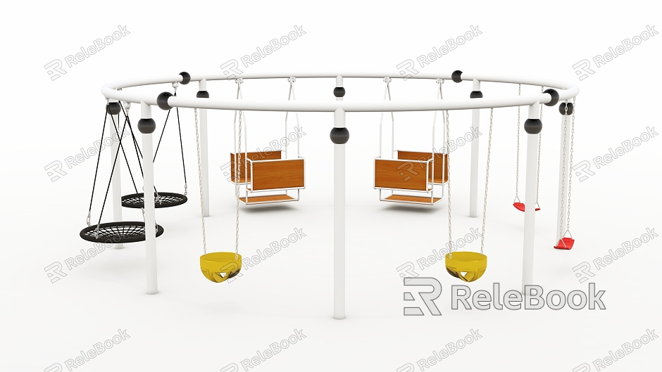 Amusement equipment round swing toy amusement model