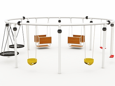 Amusement equipment round swing toy amusement model