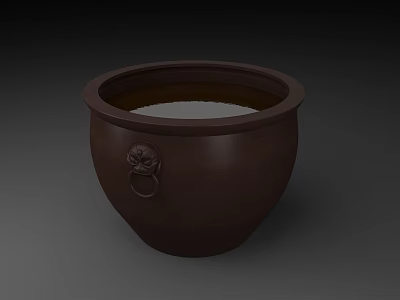 New Chinese-style Water Tank 3d model