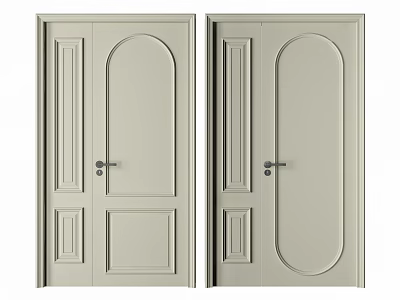 French door 3d model