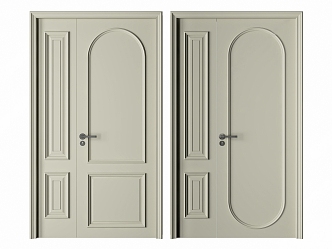 French door 3d model