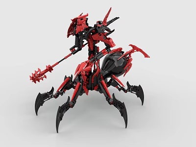LEGO toy building blocks game monster spider monster 3d model
