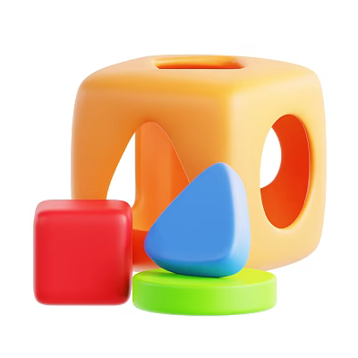 Modern Building Blocks Children's Toys Educational Toys Cartoon Building Blocks Cartoon Children's Building Blocks 3d model