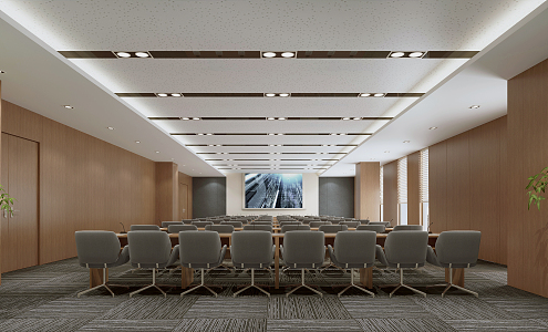 Modern Conference Room 3d model