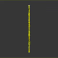 Handcrafted Traditional Wooden Bow Weapon With Ornate Decorations And Classic Design