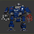 Modern Robot Mech Warrior Mech Soldier Machine Battlearm Mechanical Battlearm 3d model