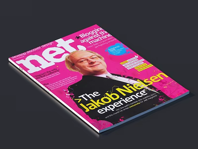 Net Magazine Cover Featuring Jakob Nielsen Usability Expert Experience 3d model