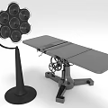 modern operating table 3d model