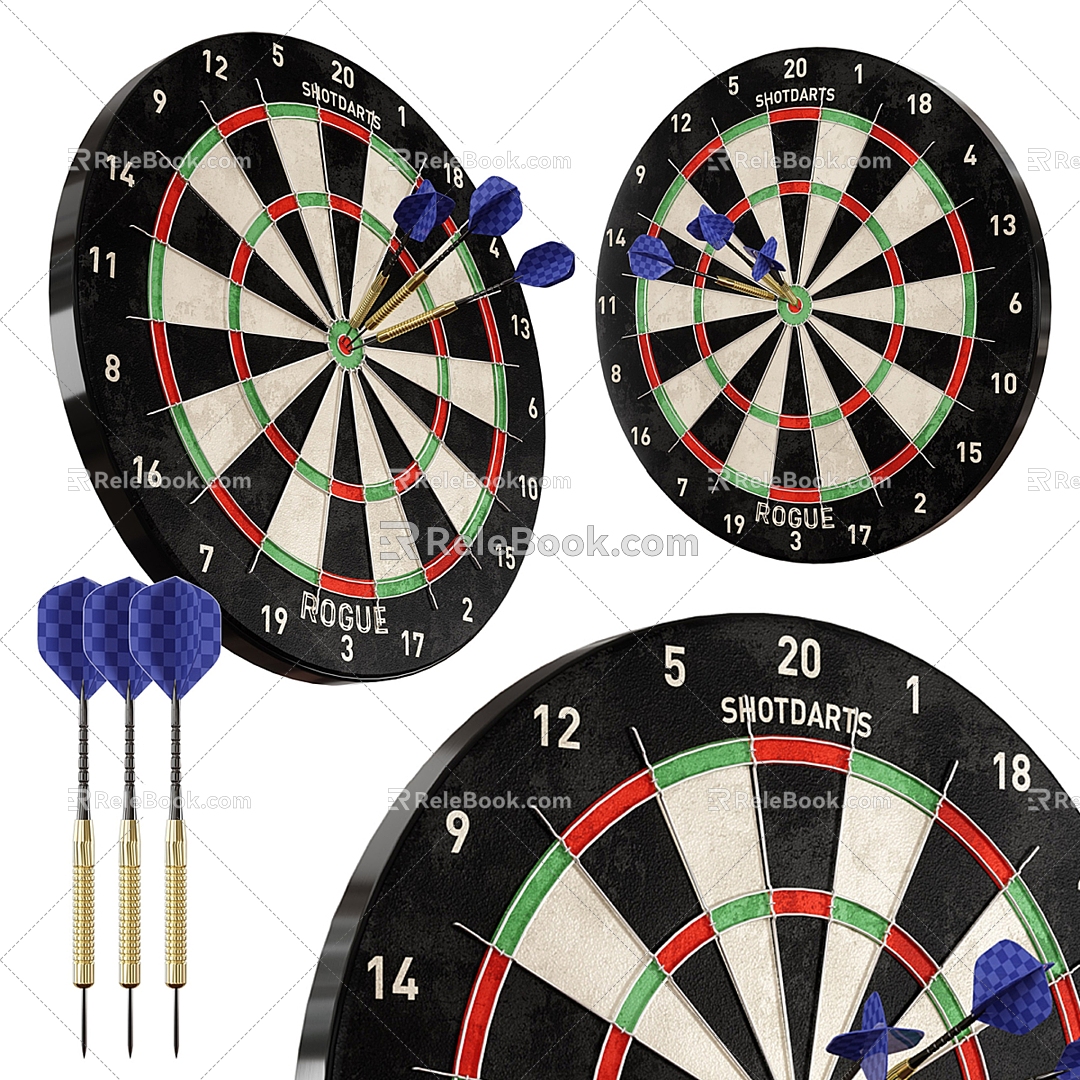 Darts 3d model