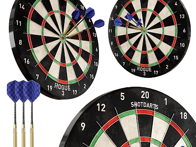 Darts 3d model