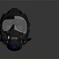 Professional Firefighting Equipment Mask With Clear Face Shield And Secure Comfort Design