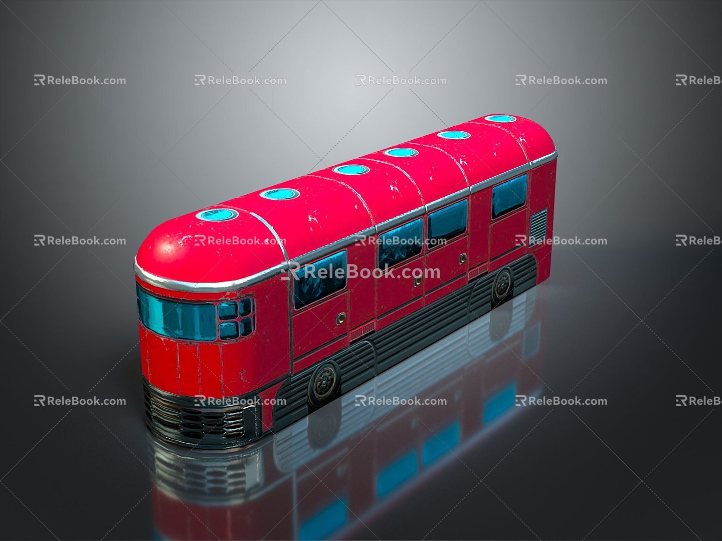 Bus School Bus Van Box Bus Bus Tourist Bus Coach 3d model