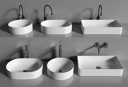 Modern Wash Basin 3d model