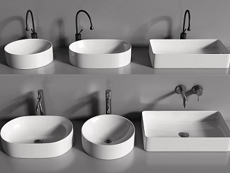 Modern Wash Basin 3d model