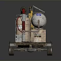 Portable Solar Powered Household Trailer With Gas Tank And Equipment