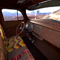 Vintage Truck Models With Open Hoods Wooden Beds And Rustic Paint Finish