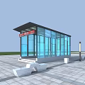 Fortune Plaza Underground Entrance 1 Modern Glass Curtain Wall Structure Design