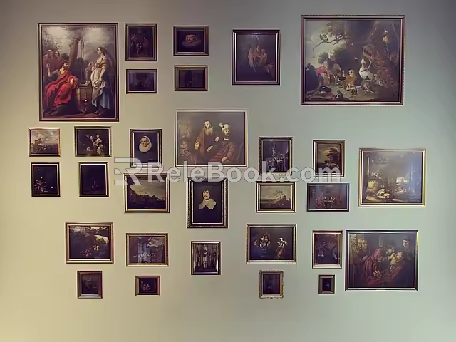 Photo Wall 3d model